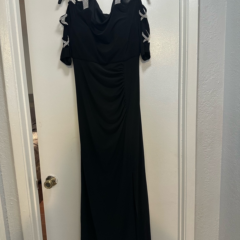 MSK Black Evening Dress